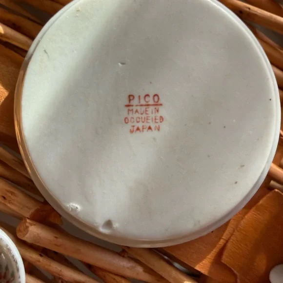 Vintage PICO Miniature Tea Set Porceline made in Japan - Picture 6 of 7